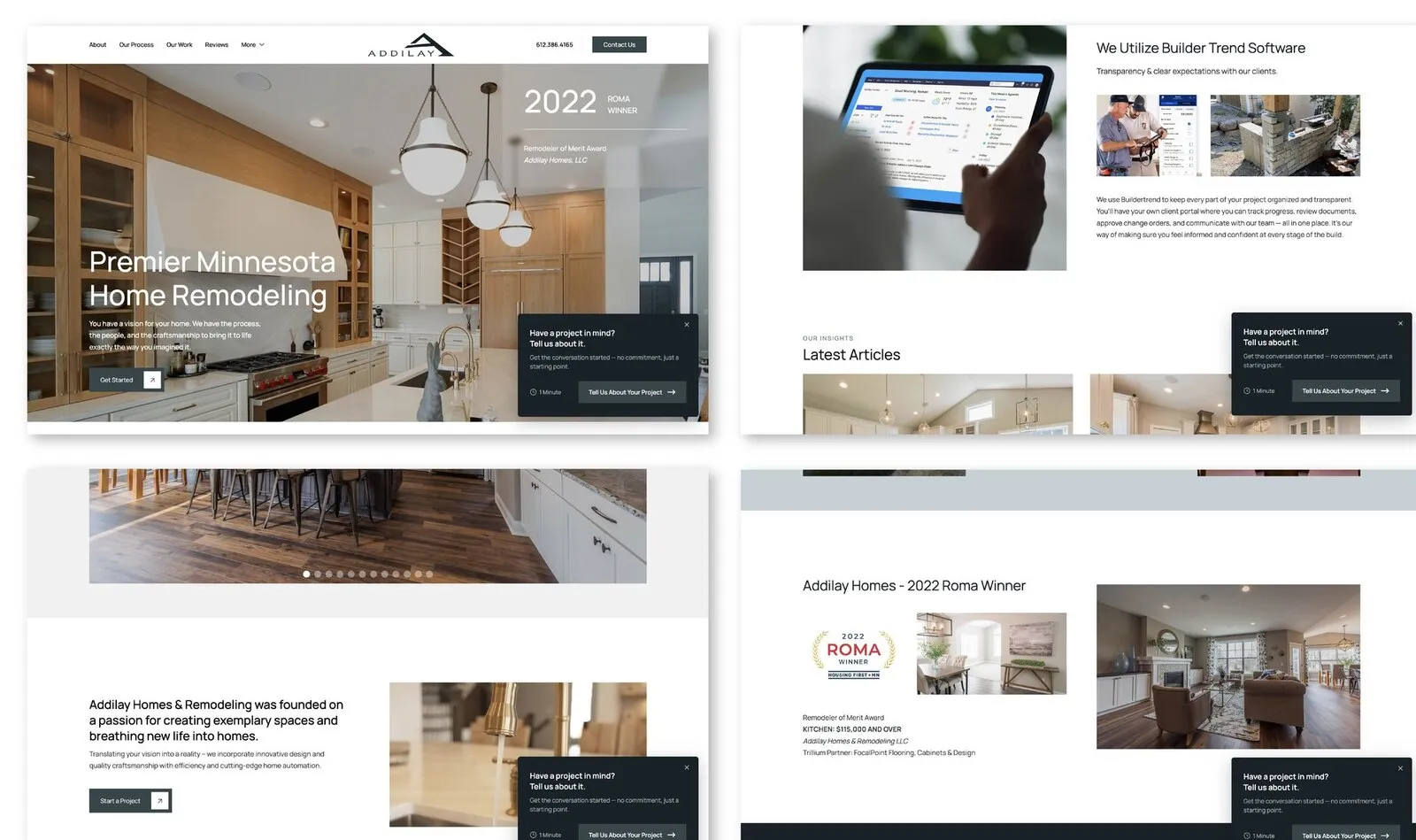 Custom Webflow website